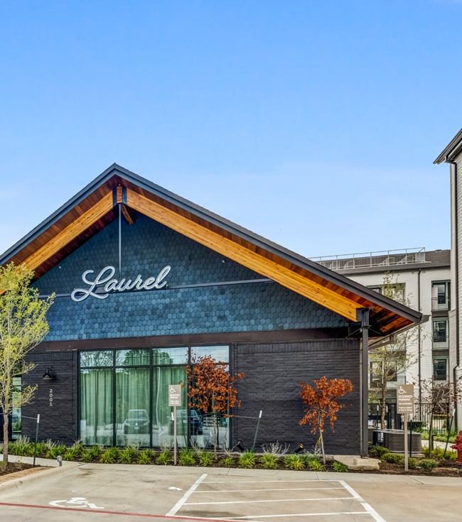 Laurel entrance and leasing office